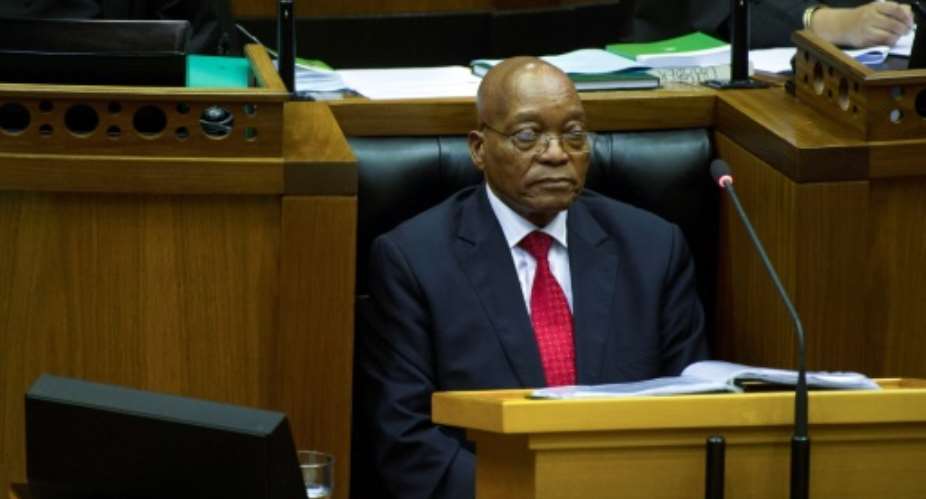 South African President Jacob Zuma has been engulfed by graft scandals.  By Rodger Bosch AFPFile