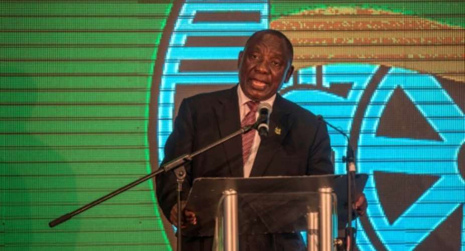 South African ruling party president Cyril Ramaphosa faces an uphill task to recover public support for Africa's oldest liberation movement ahead of elections in 2019.  By MUJAHID SAFODIEN AFPFile
