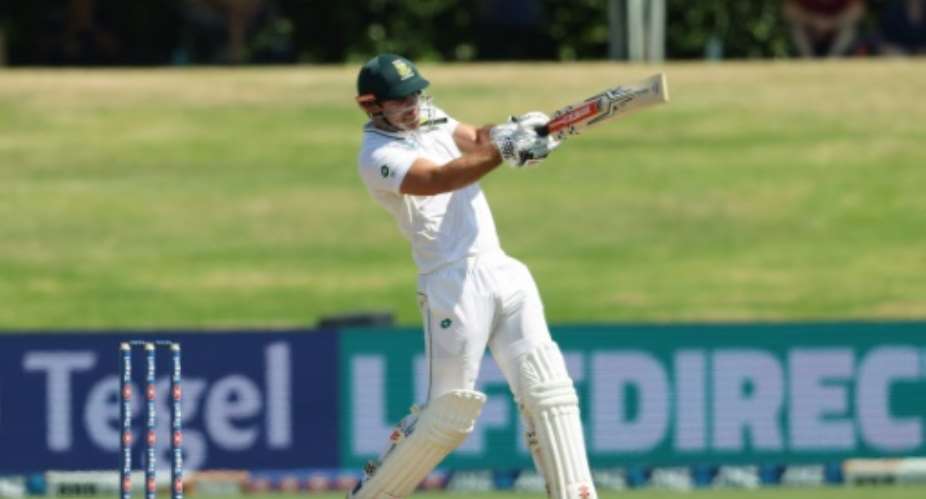 South Africa's David Bedingham, playing his fourth Test, took the attack to New Zealand.  By MICHAEL BRADLEY AFP