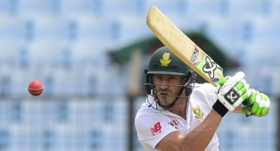 South Africa's Faf du Plessis did not play in England's crushing 211-run win in the first of a four-Test series at Lord's last week following the birth of his first child.  By MUNIR UZ ZAMAN AFPFile