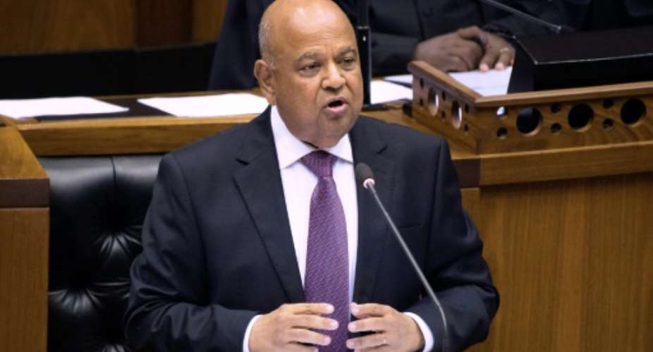 South Africa's Finance Minister Pravin Gordhan  has been at loggerheads with President Jacob Zuma since last year, with many presidential loyalists calling for him to be ousted.  By RODGER BOSCH AFPFile