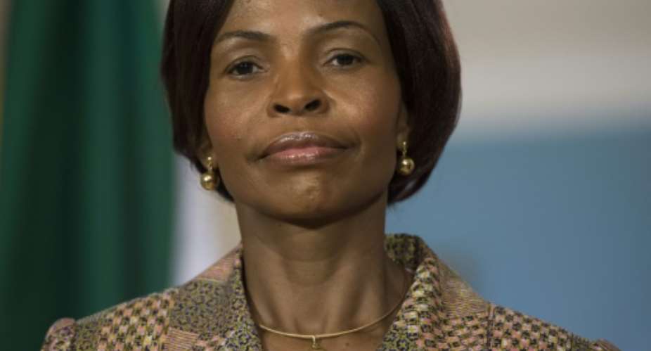 South Africa's Foreign Minister, Maite Nkoana-Mashabane.  By Saul Loeb AFPFile