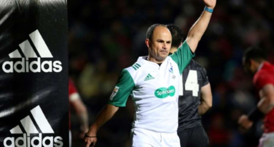 South Africa's Jaco Peyper has been named as referee for the Super Rugby final.  By MICHAEL BRADLEY AFPFile