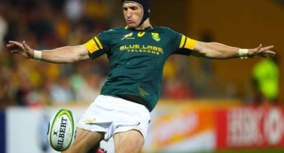 South Africa's Johan Goosen, pictured September 2016, was carried off the field on a stretcher in October 2018's victory over Toulon, but has made a good recovery.  By Patrick HAMILTON AFPFile