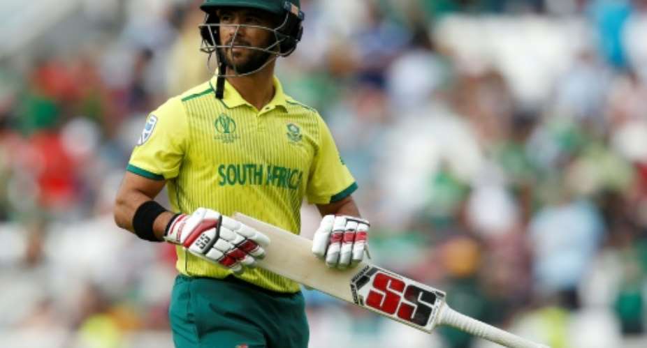 South Africa's JP Duminy is ashamed of his side's poor showing at the Cricket World Cup.  By Ian KINGTON AFP