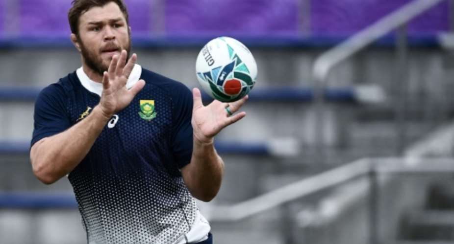 South Africa's number 8 Duane Vermeulen will bring inside knowledge of the Japanese game.  By Anne-Christine POUJOULAT AFP