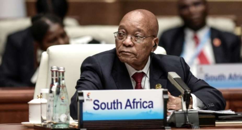 South Africa's President Jacob Zuma has survived numerous bruising court battles over the years.  By FRED DUFOUR POOLAFPFile
