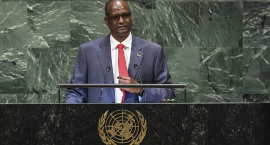 South Sudan's First Vice President Taban Deng Gai is the latest official hit with US sanctions.  By KENA BETANCUR AFPFile