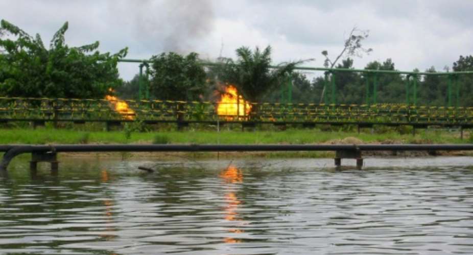 A spate of attacks claimed by the Niger Delta Avengers has hit oil production in Nigeria, exacerbating a financial crisis caused by low global crude prices since mid-2014.  By Dave Clark AFPFile
