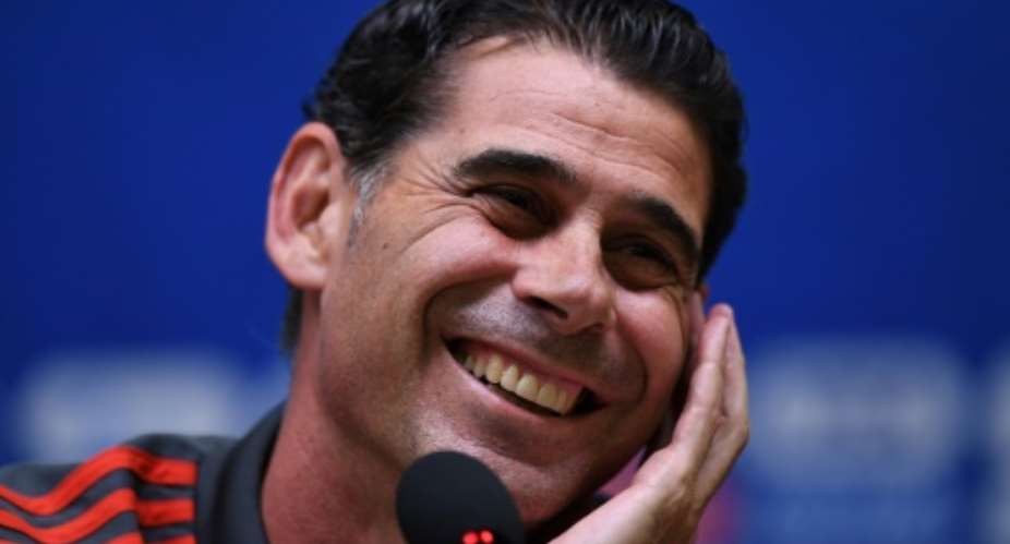 Spain coach Hierro has urged his players not to take Morocco lightly.  By OZAN KOSE AFP