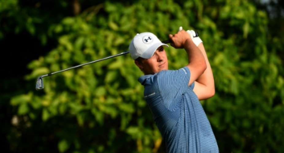 Jordan Spieth trails leader Keith Horne by a single stroke after the first round of the SMBC Singapore Open on January 28, 2016.  By Paul Lakatos Lagardere SportsAFP