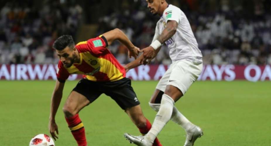 Star striker Anice Badri (L) from trophy-holders Esperance has struggled to score in the competition this season, netting just twice.  By Karim Sahib (AFP/File)