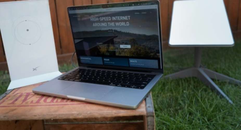 Starlink provides high-speed internet access to remote locations.  By SCOTT OLSON (GETTY IMAGES NORTH AMERICA/AFP/File)
