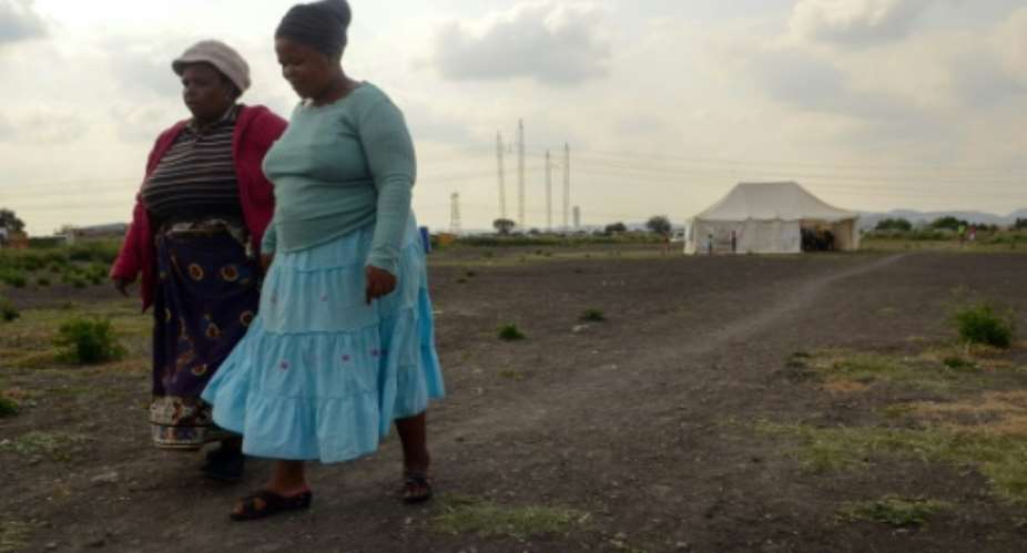 MSF randomly surveyed over 800 women between the ages 18 and 49 in the Rustenburg area, and found that one in every four women living in South Africa's platinum mining belt has been raped in her lifetime.  By Skyler Reid AFPFile