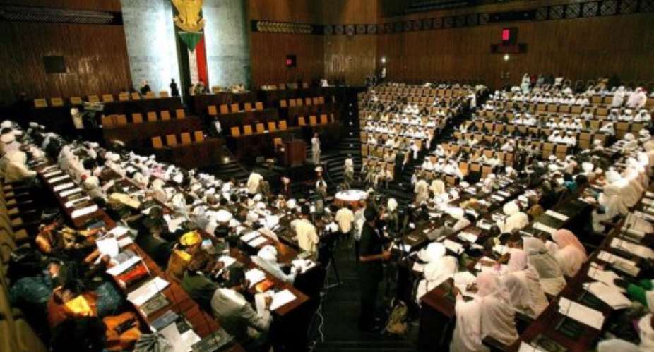 The Sudanese parliament also rejected allowing international aid groups in to assist the rebel areas.  By Ashraf Shazly AFPFile