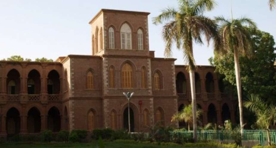 Campus of the Sudanese capital's Khartoum University.  By Simon Martelli AFPFile