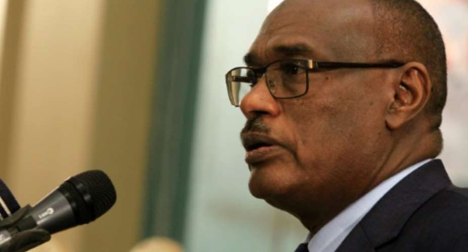 Sudanese Foreign Minister Ahmed al-Dierdiry, pictured on July 6, 2018, announced that the signing of a preliminary power-sharing deal with South Sudan has been postponed due to proposed changes to the draft.  By Ebrahim Hamid AFPFile