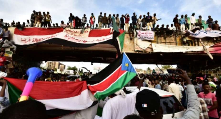 Sudanese protesters have kept up a sit-in outside army headquarters in Khartoum since April 6.  By Ahmed MUSTAFA AFP