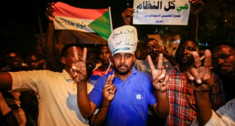 Sudanese protesters rallied against the new military council in Khartoum on Thursday evening despite army warnings it would enforce a curfew.  By ASHRAF SHAZLY AFP