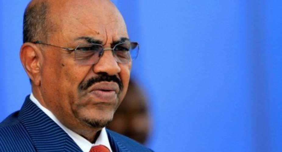 Sudanese President Omar al-Bashir.  By Ashraf Shazly AFPFile