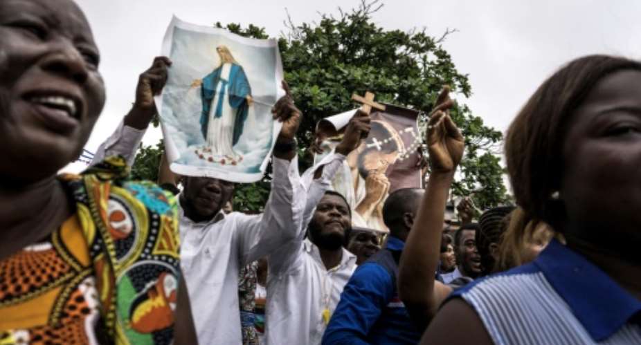 Sunday's march in Kinshasa has been called by the Lay Coordination Committee, an organisation close to the church, an influential social and spiritual force in the Democratic Republic of Congo.  By John WESSELS AFPFile