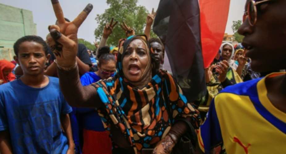 Sunday's protests were the first mass demonstrations in Sudan since a deadly crackdown against a protest sit-in on June 3, which left dozens dead.  By ASHRAF SHAZLY AFP