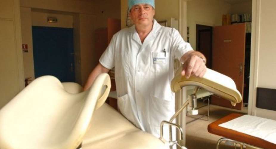Pierre Foldes, a surgeon at Poissy-Saint Germain Hospital northwest of Paris.  By Jean Ayissi (AFP/File)