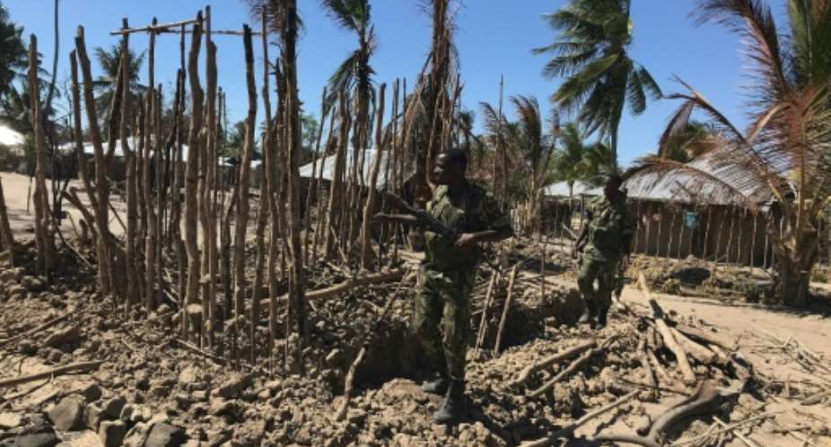 Suspected jihadists have torched scores of homes and killed many in previous attacks near the coast in northern Mozambique.  By Joaquim NHAMIRRE AFPFile