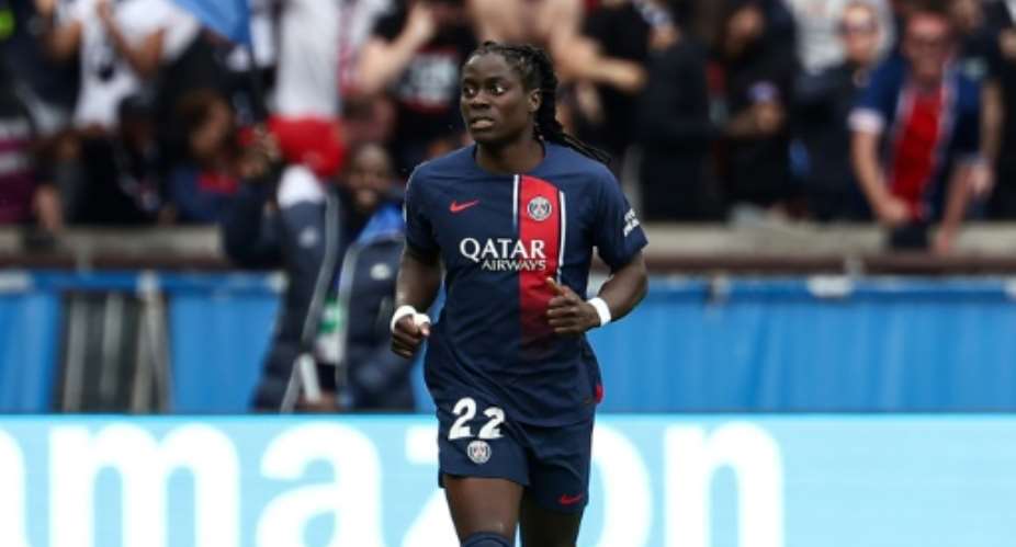 Tabitha Chawinga scored 19 goals in 21 league games for PSG last season.  By FRANCK FIFE (AFP)