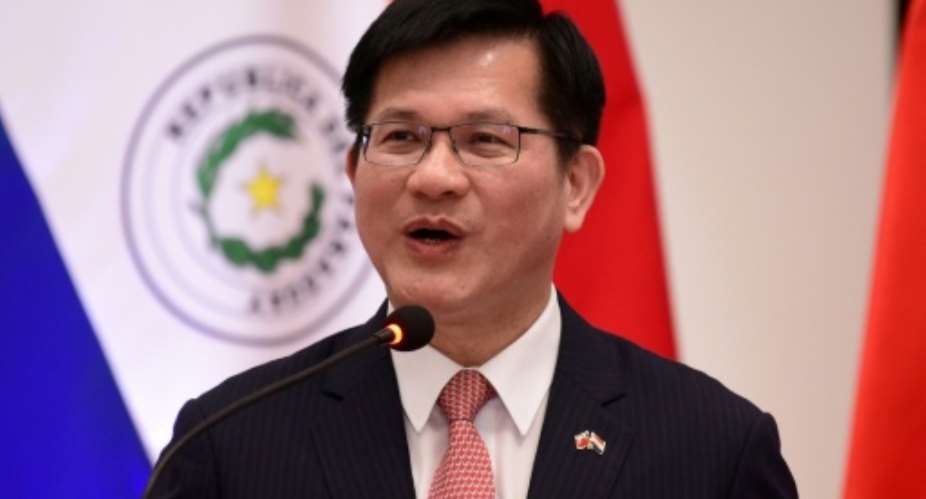 Taiwans Foreign MinisterLinChia-lung said that his country would not bow its head to China weaponising flight information.  By Daniel DUARTE (AFP/File)