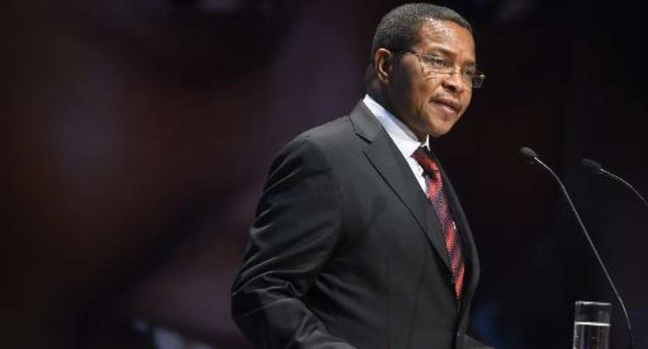 Jakaya Kikwete has served the maximum two terms as president of Tanzania.  By Tobias Schwarz AFP
