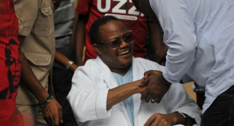 Tanzanian opposition leader Tundu Lissu escaped an assassination bid in September last year.  By TONY KARUMBA AFPFile
