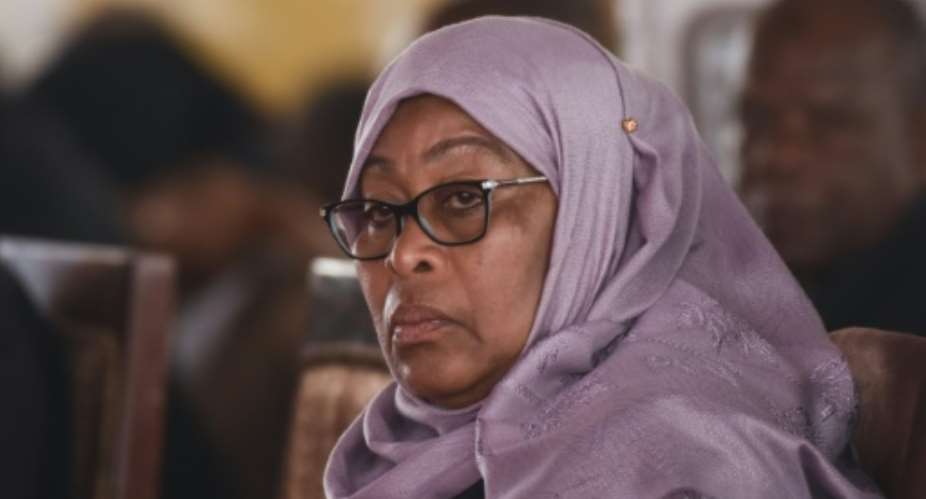Tanzania's President  Samia Suluhu Hassan took office in March.  By - AFPFile