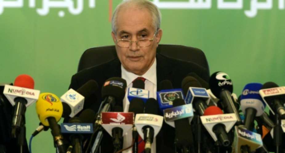 Tayeb Belaiz quit Tuesday as head of Algeria's constitutional council.  By Farouk Batiche AFPFile