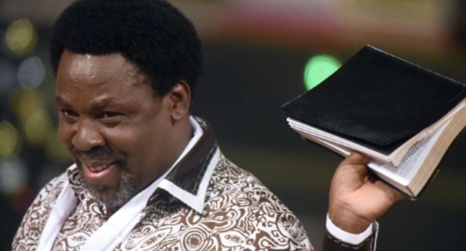 TB Joshua's YouTube channel had more than 1.8 million subscribers and 600 million views.  By PIUS UTOMI EKPEI AFPFile