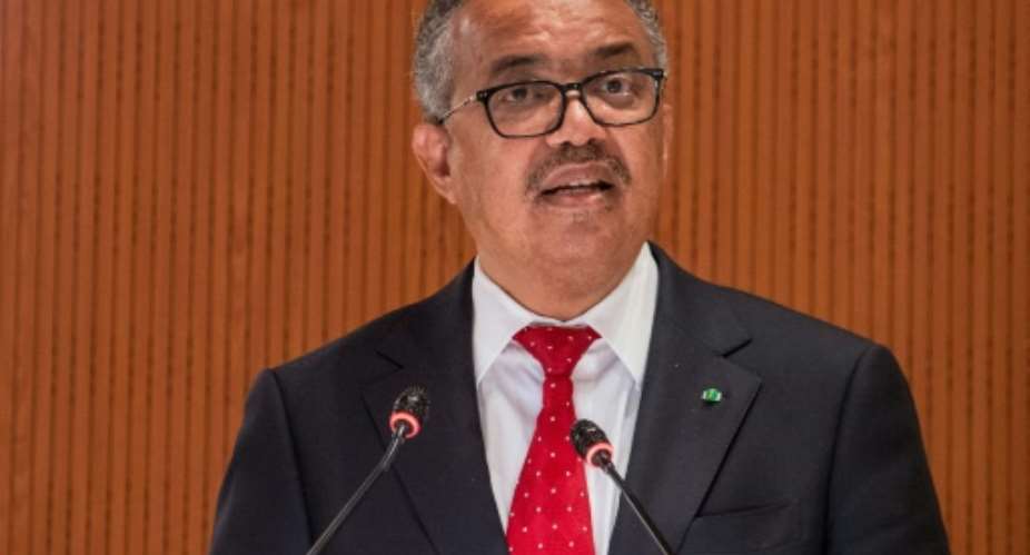 Tedros Adhanom Ghebreyesus is the first African to head the World Health Organization..  By JEAN-GUY PYTHON AFPFile