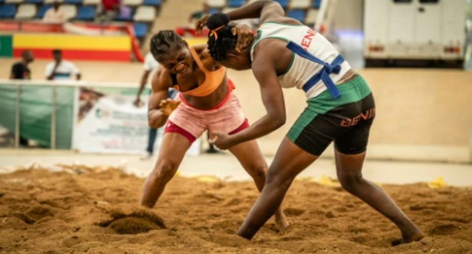 The 2025 ECOWAS wrestling tournament marked the first time the annual showdown featured a womens division.  By Light Oriye Tamunotonye (AFP)