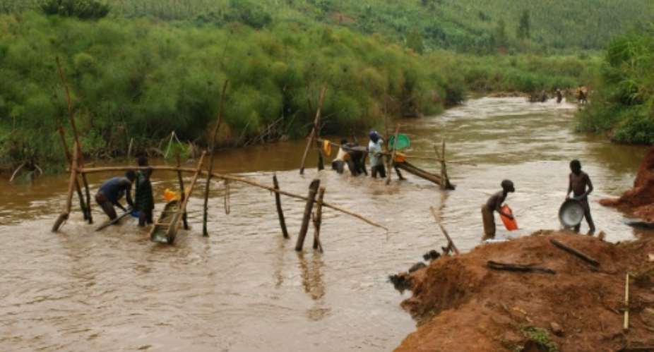 The accident occurred in the northeastern town of Dungu in the Haut-Uele province in the Democratic Republic of Congo under heavy rains that battered the area where the victims were mining for gold.  By ERIC FEFERBERG AFPFile