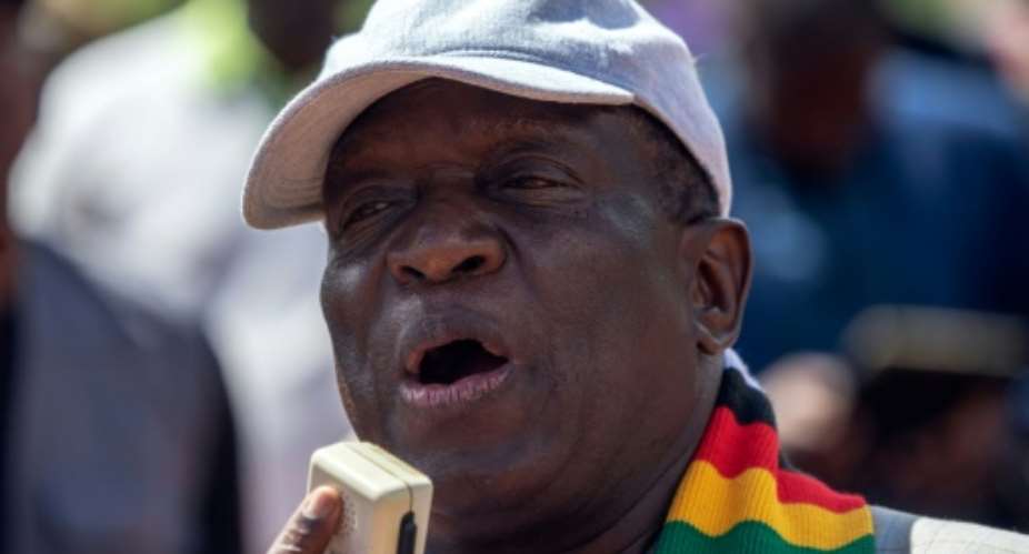 The activists are accused of attending a workshop on how to overthrow the government of Zimbabwe's President Emmerson Mnangagwa.  By ZINYANGE AUNTONY AFPFile