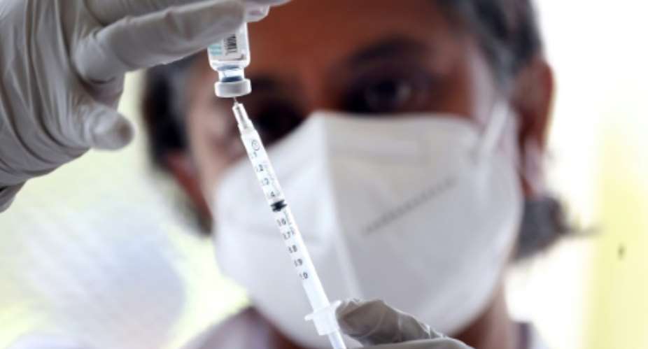 The African Unions health agency Africa said200,000 doses of the drugmakers vaccine were to be deployed in Africa.  By MARIO TAMA (GETTY IMAGES NORTH AMERICA/AFP)