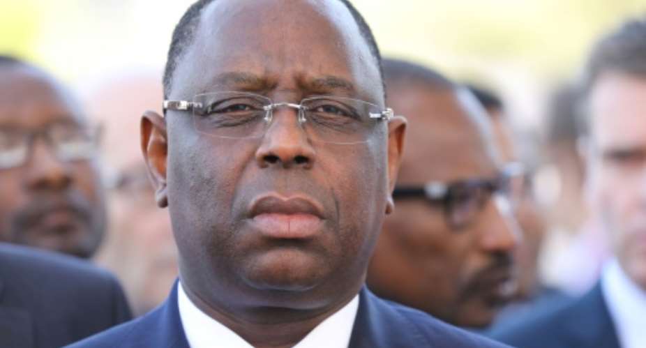 The agreement came as Senegalese President Macky Sall, shown in this February 2, 2018 file photo, visited the Mauritanian capital Nouakchott.  By Ludovic MARIN POOLAFPFile