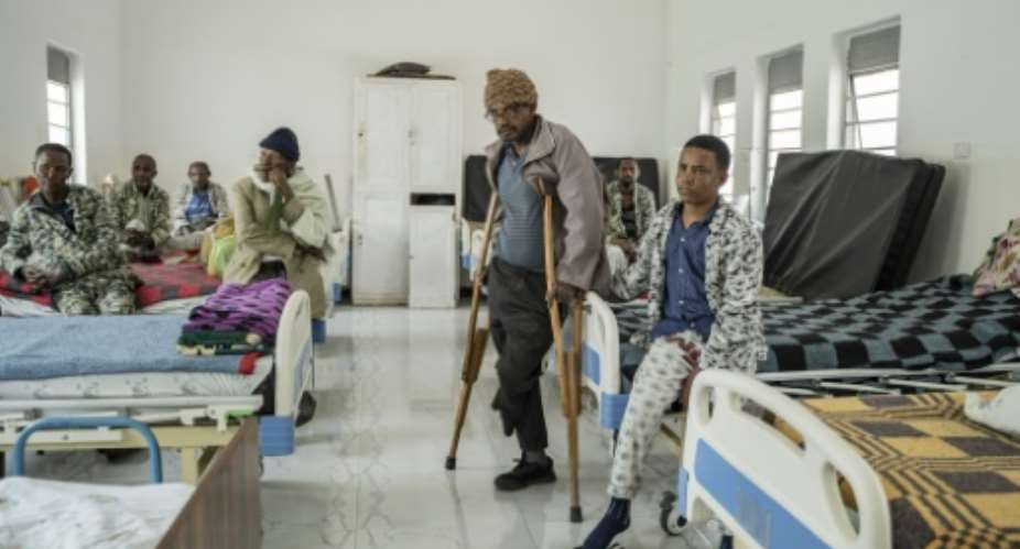 The Alert Hospital in Addis Ababa treats dozens of patients with leprosy.  By Amanuel Sileshi (AFP)
