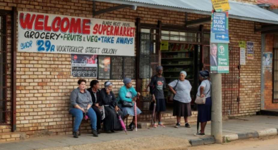 The atmosphere in Coligny remains fragile after the 2017 killing of a black teen by two Afrikaner farmers.  By LUCA SOLA AFP
