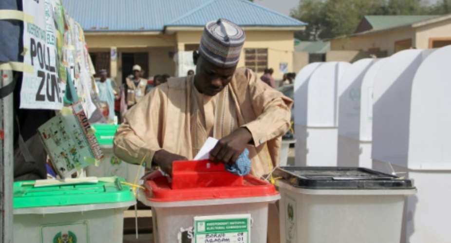 The attack on Maiduguri took place just two hours before voting stations opened.  By AUDU ALI MARTE AFP