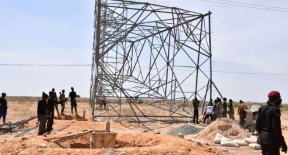 The attack on power lines on January 26 was the third time in a month that militants had plunged the city into darkness.  By Audu MARTE (AFP)