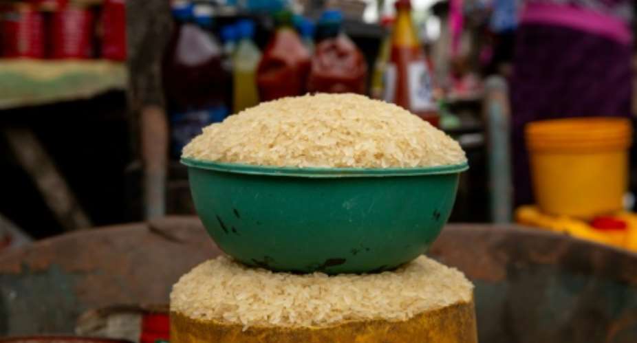 The Benin border has become a port of entry for tonnes of rice into Nigeria, which it has banned to boost local production.  By Benson IBEABUCHI AFP
