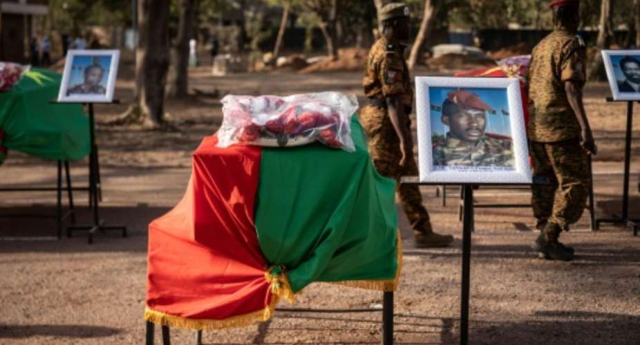 The bodies were initially buried on the outskirts of Ouagadougou and exhumed in 2015 for a legal procedure.  By OLYMPIA DE MAISMONT AFP