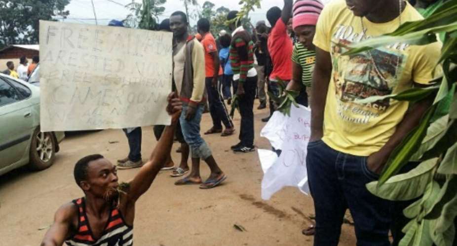The bombings come after demonstrators in English-speaking parts of Cameroon have protested against perceived discrimination in favour of the country's francophone majority.  By STRINGER AFPFile