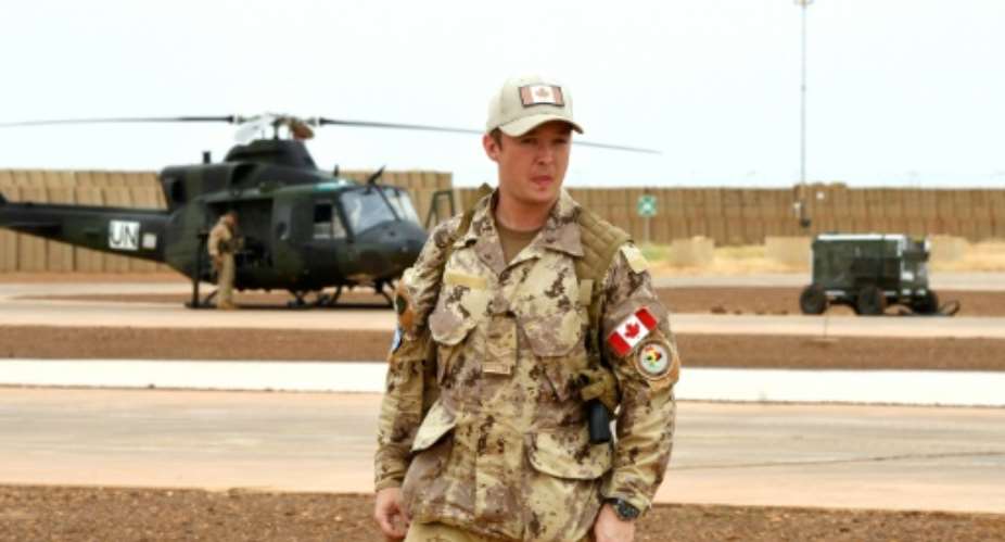 The Canadian forces will carry out medical evacuations in the north of Mali.  By SEYLLOU AFP