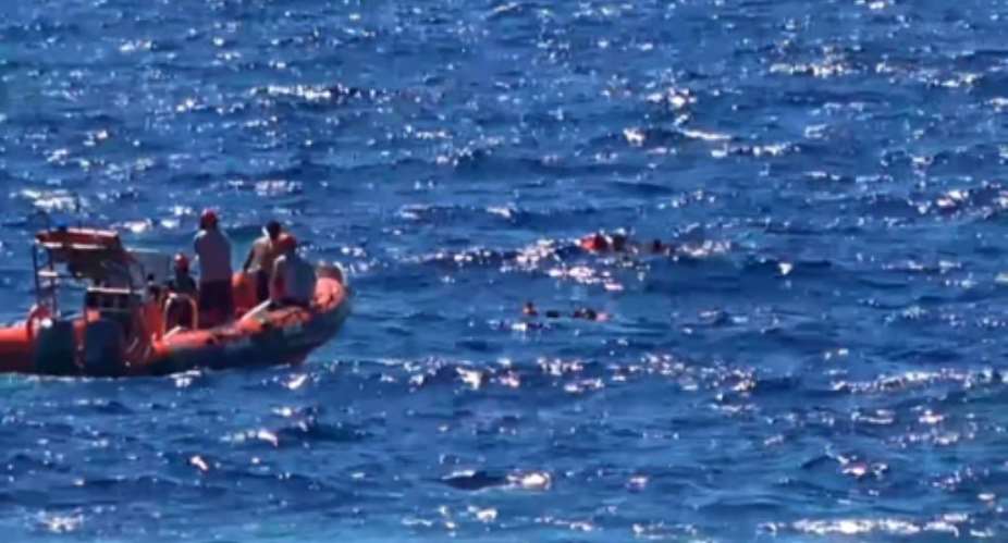The charity boat Open Arms had spent six days off the Italian island of Lampedusa.  By - LOCALTEAMAFP